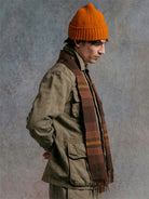 Brushed Lambswool Balloch Beanie- Rust Kestin Hats