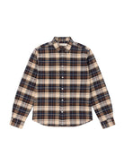 Dirleton Heavy Flannel Check- Navy Kestin Shirts