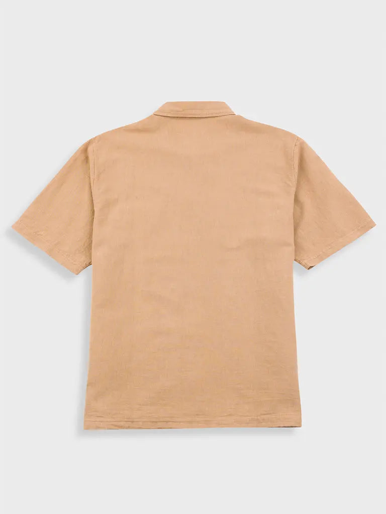 Gabe Shirt- Soft Brown Folk