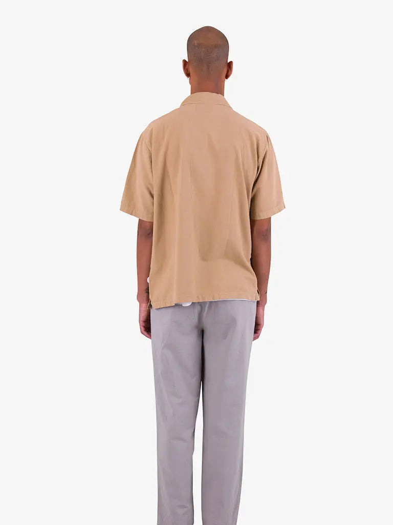 Gabe Shirt- Soft Brown Folk