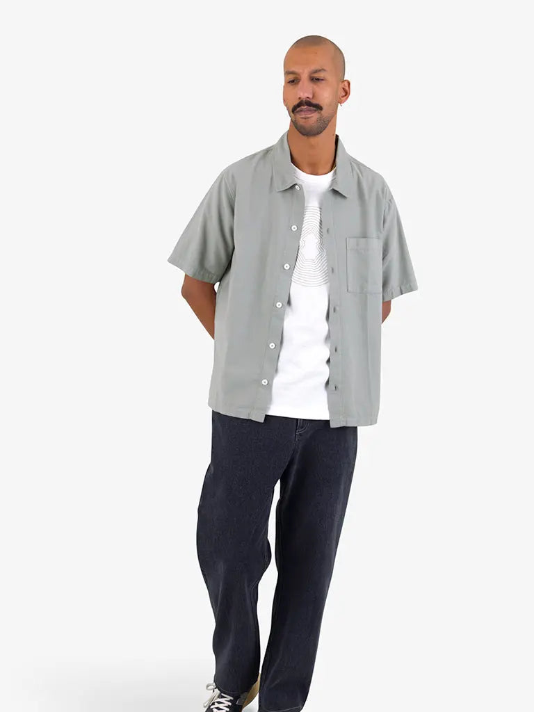 Gabe Shirt- Light Sage Folk