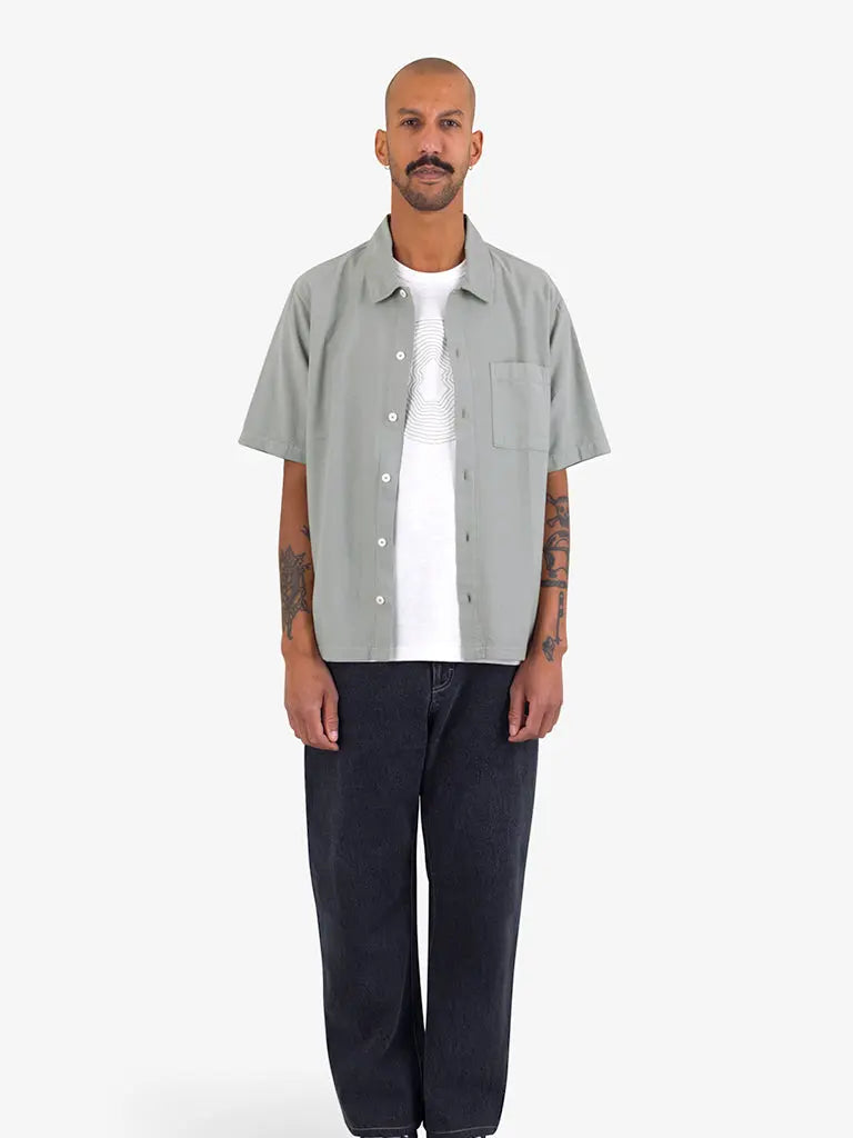 Gabe Shirt- Light Sage Folk