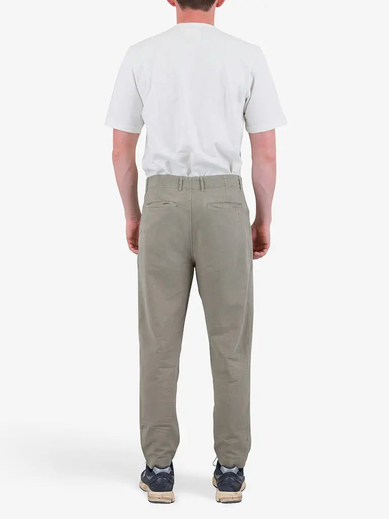 Assembly Pant- Sage Cotton Linen Folk