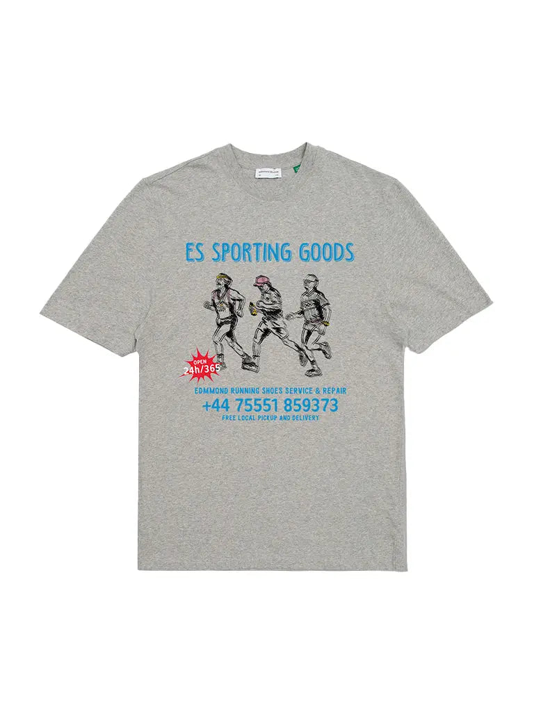 ES Sporting Goods Runner- Light Grey Meleange Edmmond Studios
