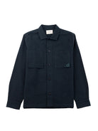 Anniversary Patch Overshirt- Dark Green Moleskin Folk Jackets
