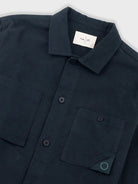 Anniversary Patch Overshirt- Dark Green Moleskin Folk Jackets