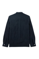 Anniversary Patch Overshirt- Dark Green Moleskin Folk Jackets