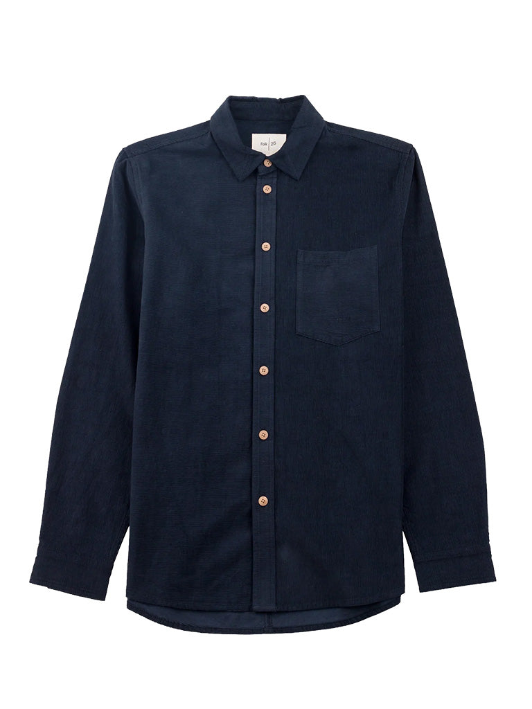 Direction Baby Cord Shirt- Dark Navy Folk Shirts