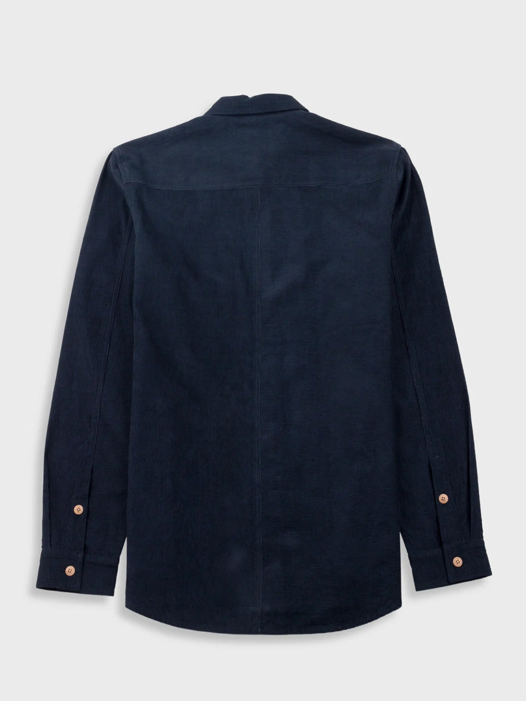 Direction Baby Cord Shirt- Dark Navy Folk Shirts
