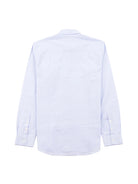 Relaxed Fit Shirt- Blue Microstripe Folk Shirts