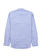 Relaxed Fit Shirt- Blue Texture Folk Shirts