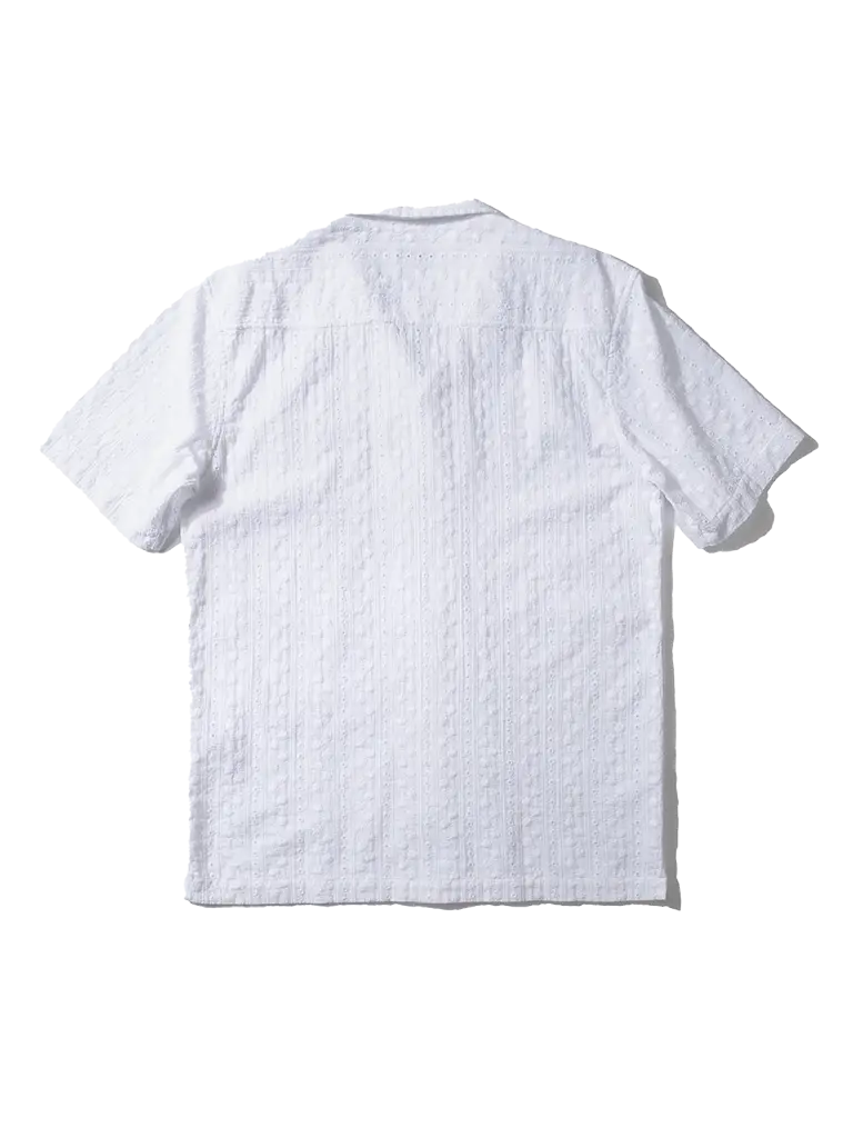 Freedom Short Sleeve Shirt- White Edmmond Studios