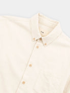 Relaxed Fit Shirt- Ecru Flannel Folk Shirts