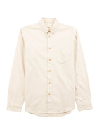 Relaxed Fit Shirt- Ecru Flannel Folk Shirts