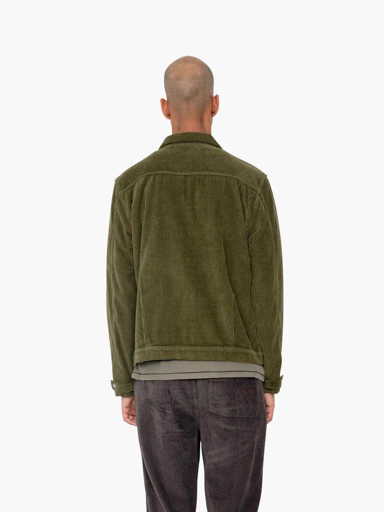 Signal Blouson- Olive Chunky Cord Folk Jackets
