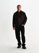 Whiting Overshirt- Teal And Orange Drawn Check Wax London Shirts