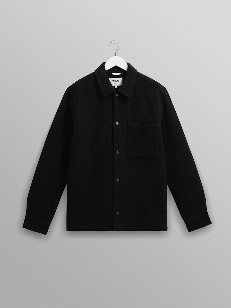 Romer Overshirt- Black Wax London Shirts