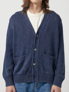 Acid Wash Cardigan- Midnight Corridor Sweaters