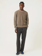 Pocket Crewneck- Brown Corridor Sweaters