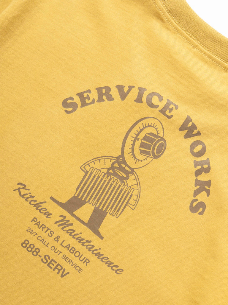 Maintenance Tee- Mustard Service Works Tee Shirts