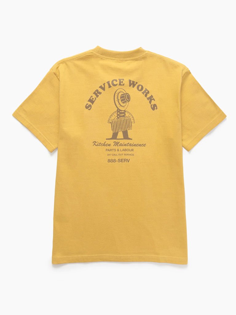 Maintenance Tee- Mustard Service Works Tee Shirts