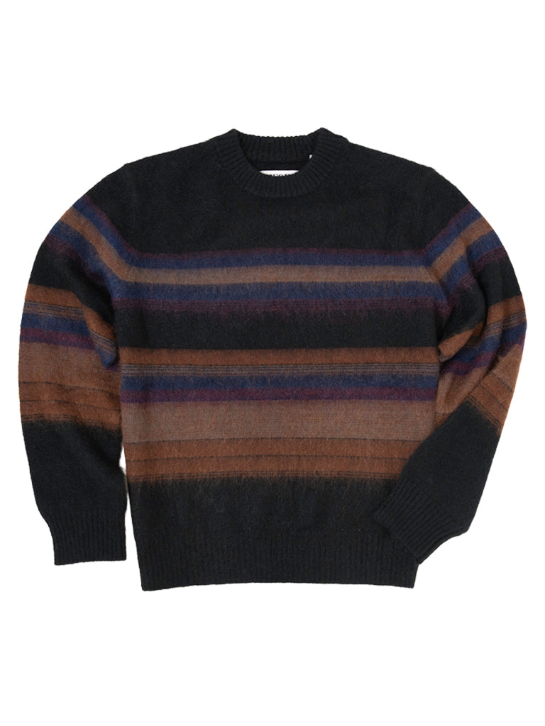 Wilde Crew- Brush Stripe Wax London Sweaters