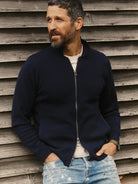 Portola Sweater Jacket- Midnight Merino Taylor Stitch Sweaters