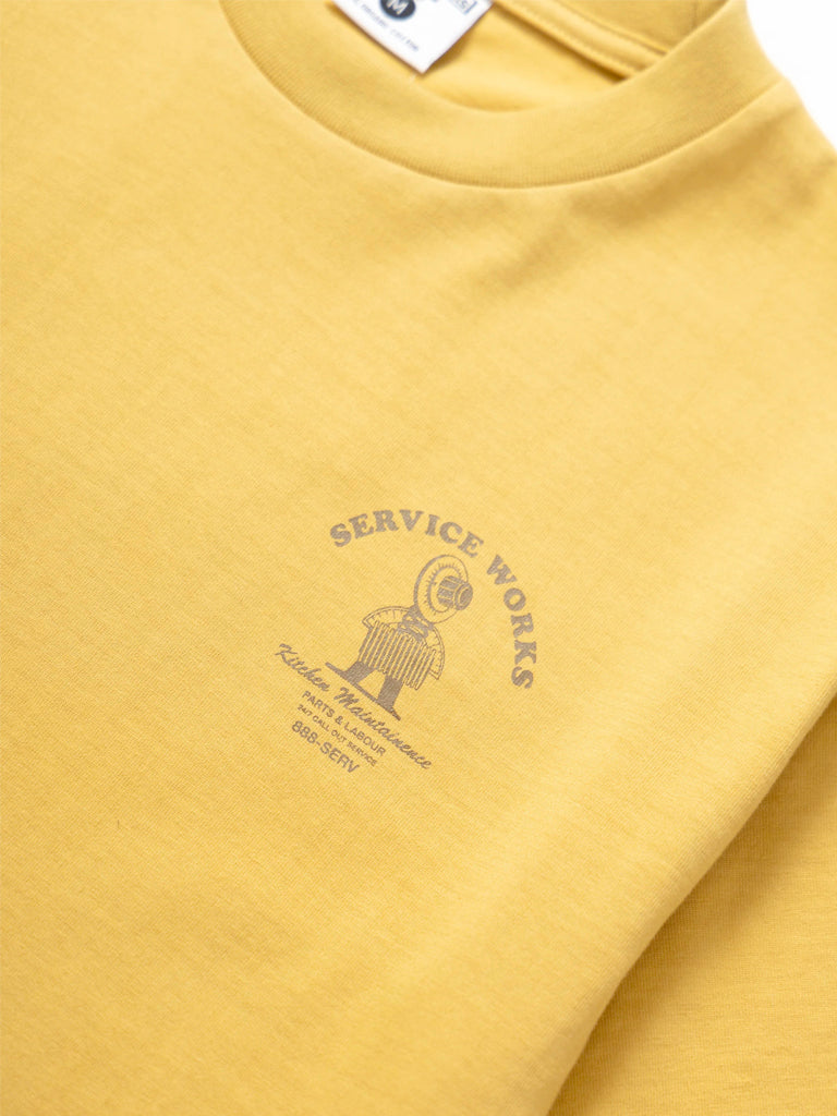 Maintenance Tee- Mustard Service Works Tee Shirts