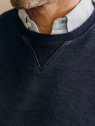 The Après Crew- Rinsed Indigo Terry Taylor Stitch Sweaters