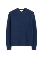 Jordan Sweater- Heather Navy Cashmere Alex Mill Sweaters