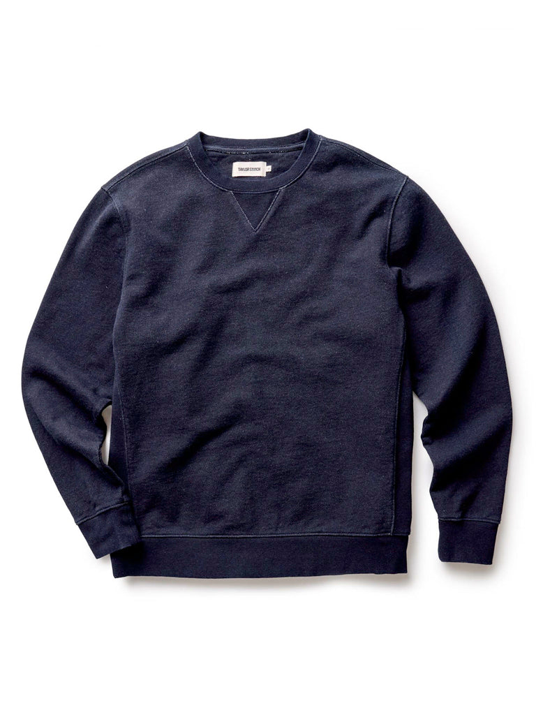 The Après Crew- Rinsed Indigo Terry Taylor Stitch Sweaters