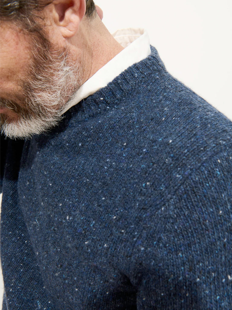 Donegal Crewneck- Navy Alex Mill Sweaters
