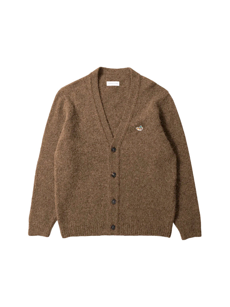 Duck Patch Cardigan- Chocolate Edmmond Studios Sweaters