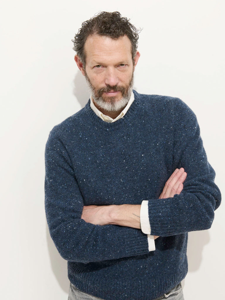 Donegal Crewneck- Navy Alex Mill Sweaters