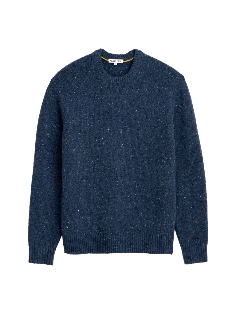 Donegal Crewneck- Navy Alex Mill Sweaters