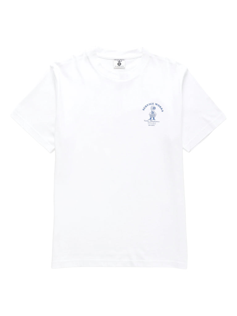 Maintenance Tee- White Service Works Tee Shirts