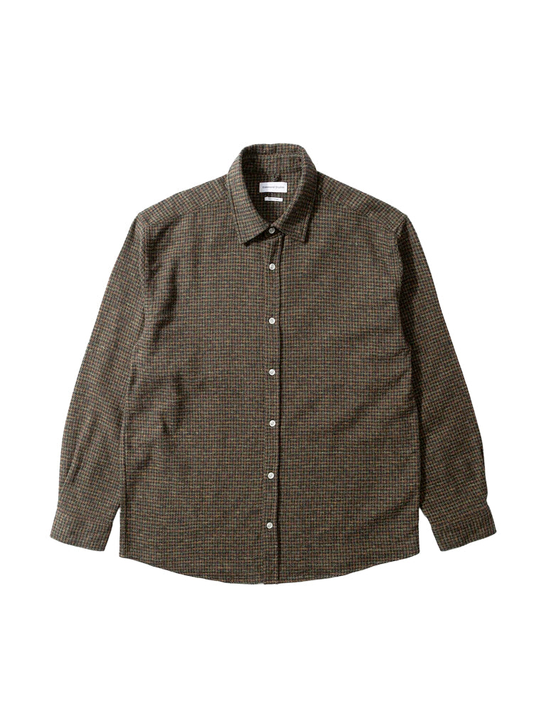 Crossword Shirt- Chocolate Edmmond Studios Shirts