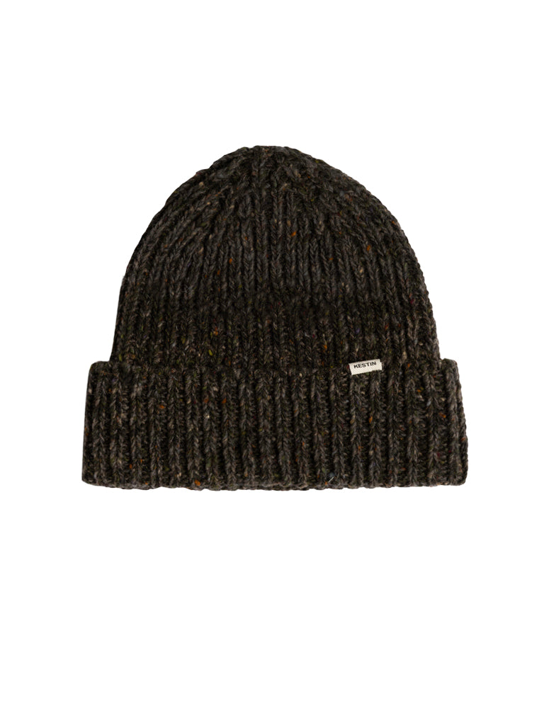Merino Wool Isla Beanie- Forest Marl Kestin Hats