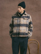Brushed Lambswool Balloch Beanie- Navy Kestins Hats