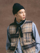 Brushed Lambswool Balloch Beanie- Navy Kestins Hats