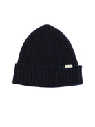 Brushed Lambswool Balloch Beanie- Navy Kestins Hats
