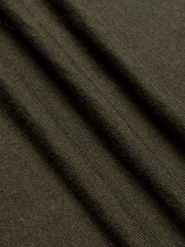 Mull Polo- Dark Olive Kestin Sweaters