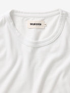 Organic Cotton Tee- White Taylor Stitch Tee Shirts