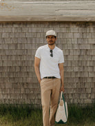 Organic Cotton Tee- White Taylor Stitch Tee Shirts