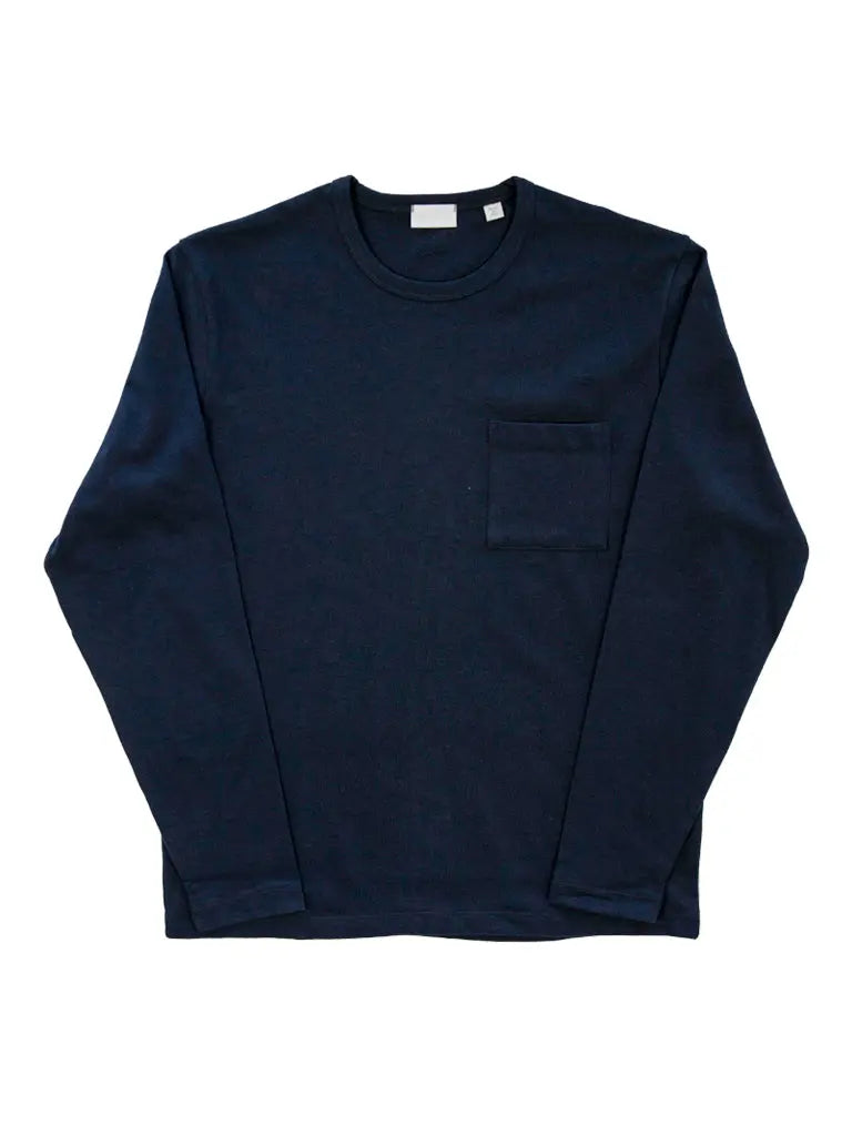 Heavyweight L/S Tee- Dark Navy - Eames NW