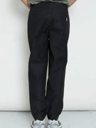 Assembly Pant- Soft Black Linear Texture Folk