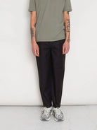 Assembly Pant- Soft Black Linear Texture Folk