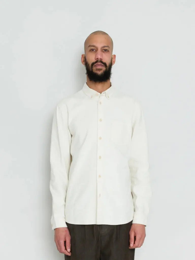 Relaxed Fit Shirt- White Folk