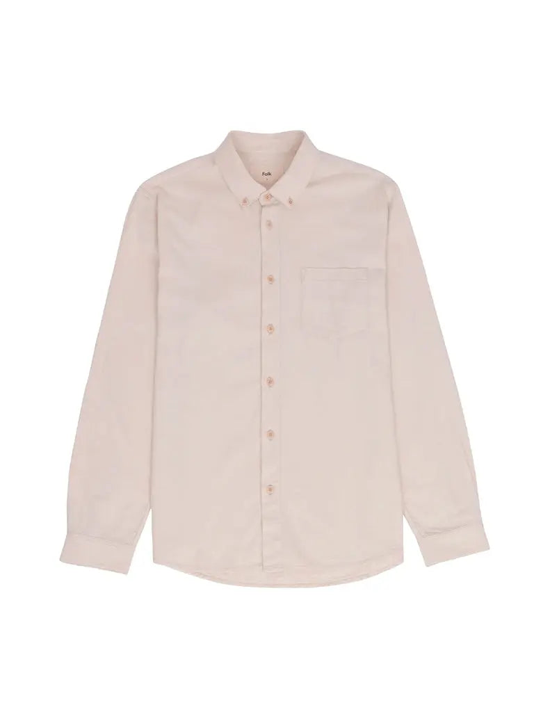 Relaxed Fit Shirt- White Folk