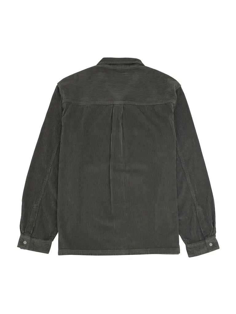 Patch Overshirt- Dark Sage Heavy Cord Folk